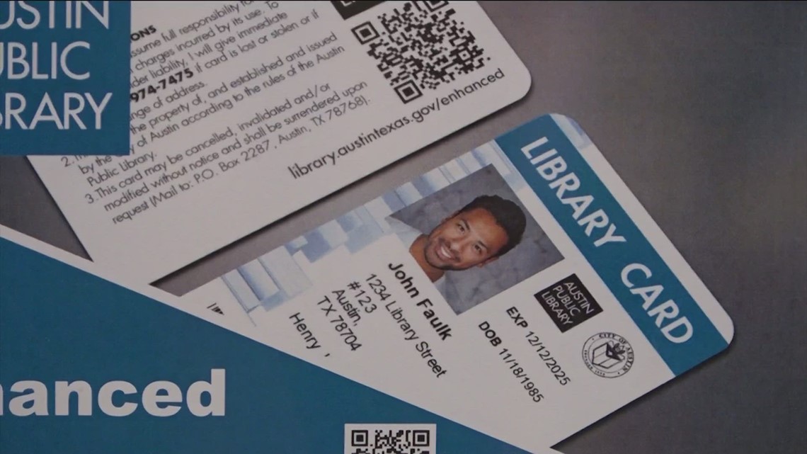 Austin Public Library's new cards can act as photo IDs