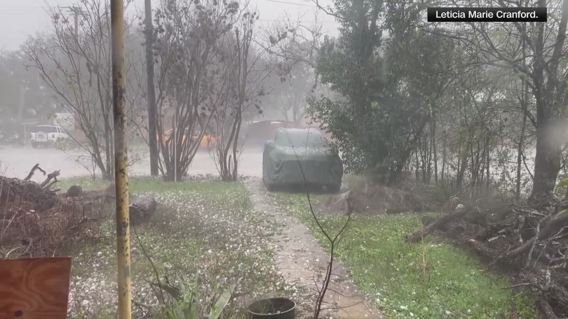 Large hail impacts Camp Wood in Texas Hill Country | kvue.com