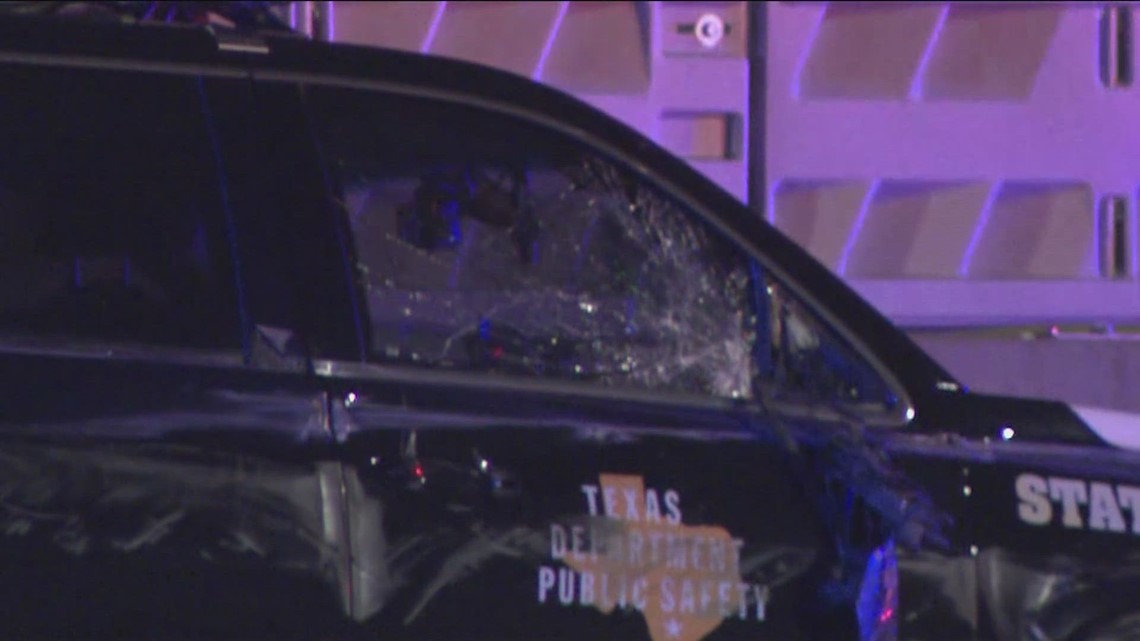 2 Texas DPS cars crash near I35 and Tech Ridge in Austin