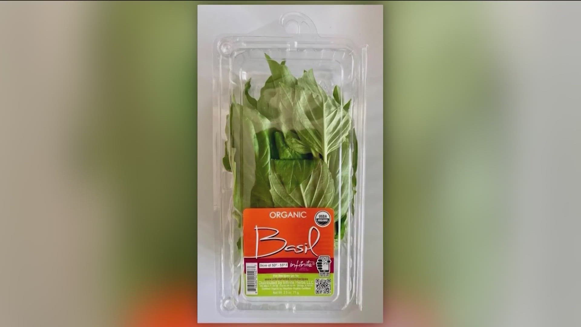 The CDC says at least 12 illnesses can be directly linked to the basil.