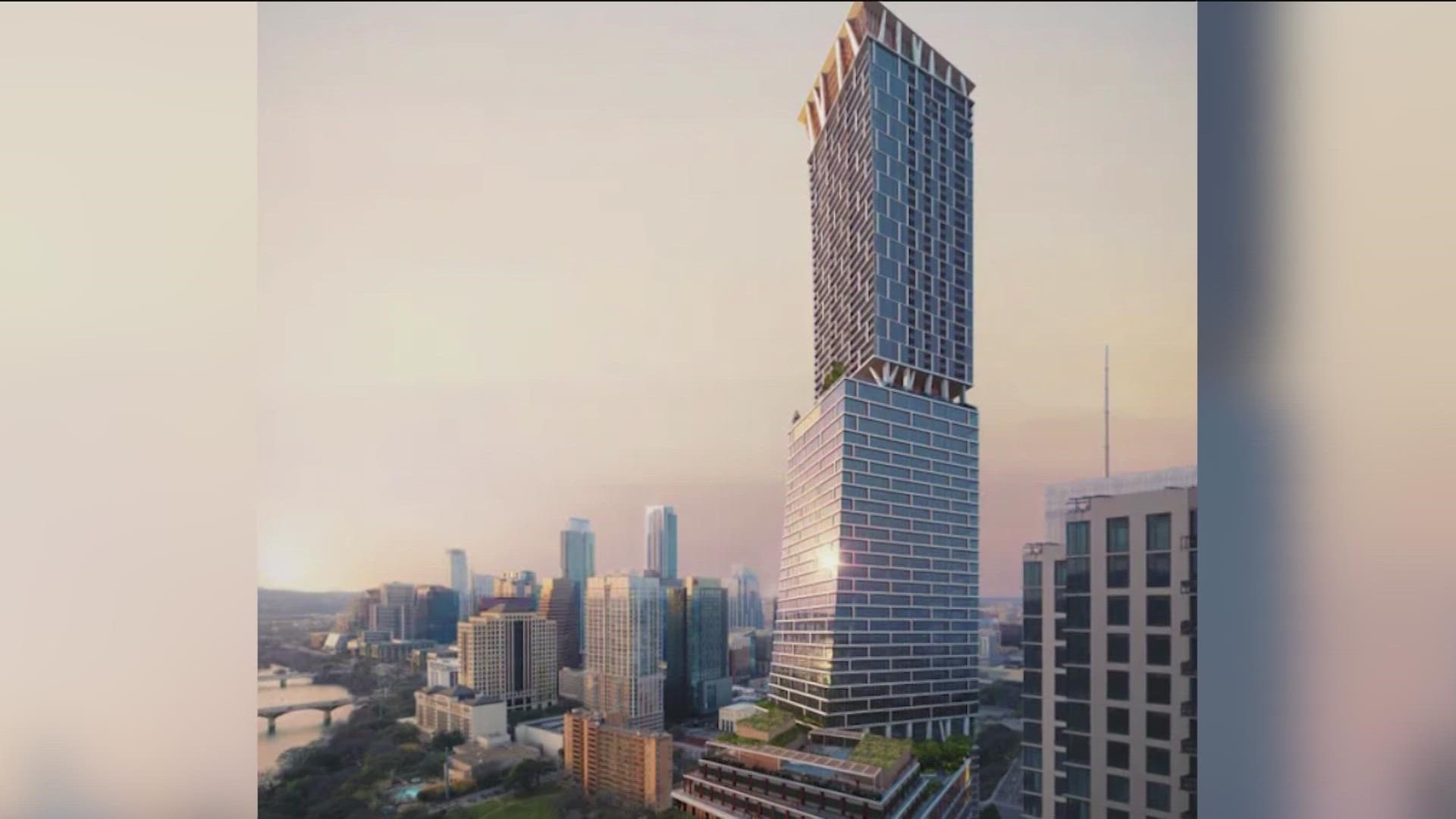 Developers have revealed the name of the building that is set to be the tallest building in Austin's skyline. It will also be the tallest in Texas.