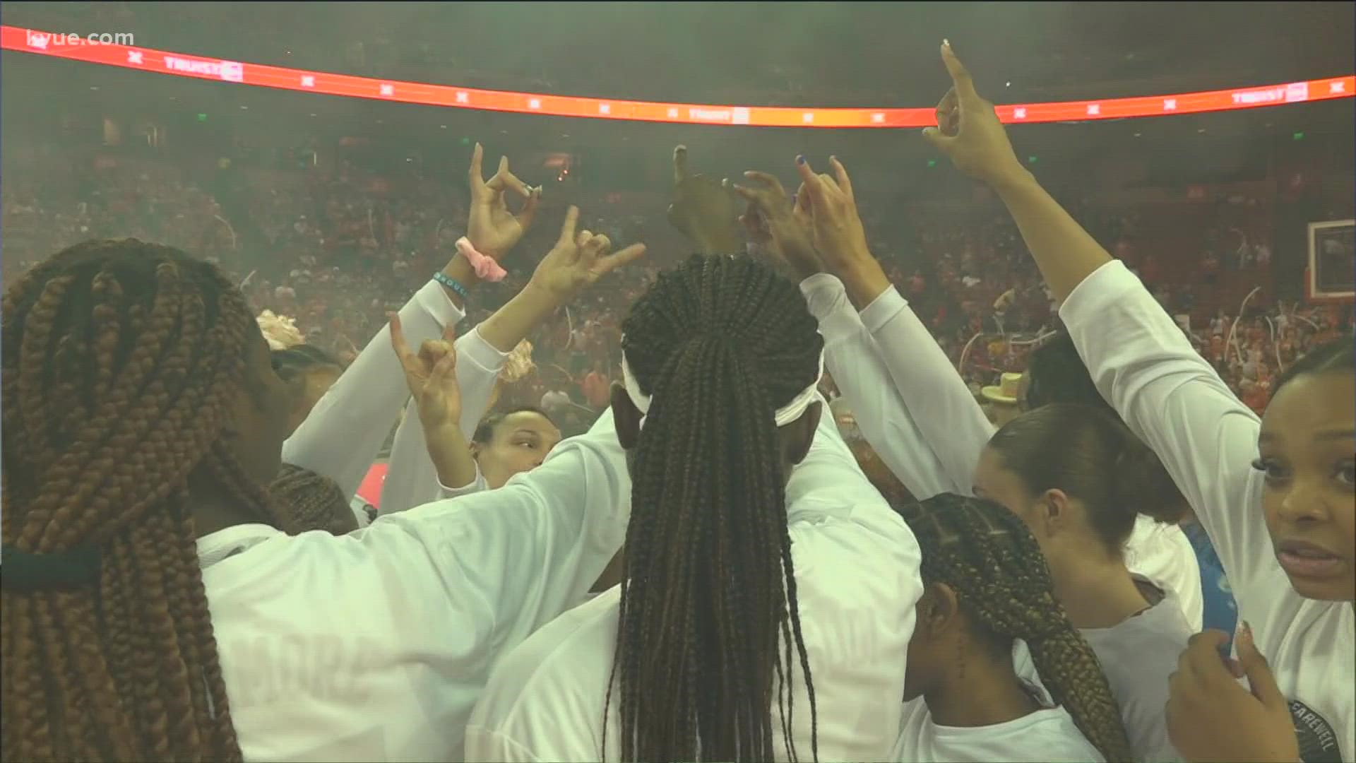 It was the final regular season game in the Erwin Center and the UT women's basketball program dominated.