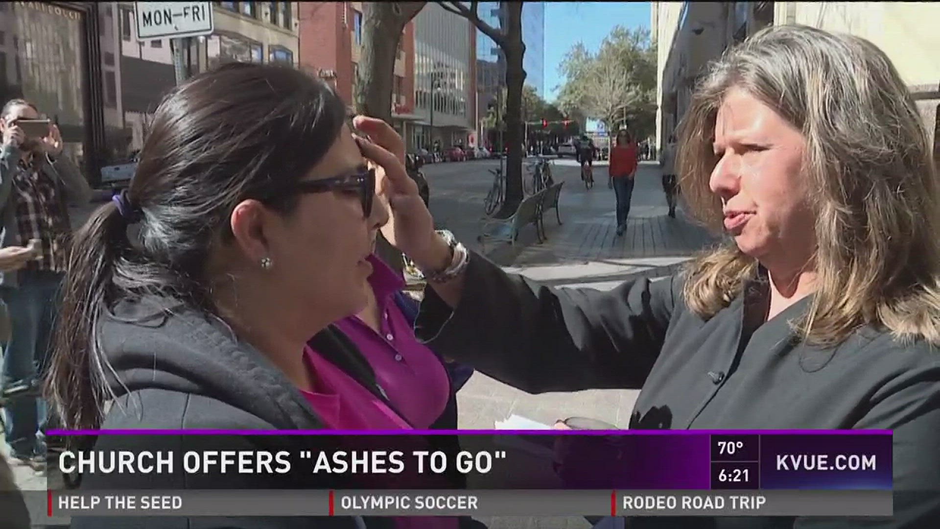 Church offers ‘ashes to go' on Ash Wednesday