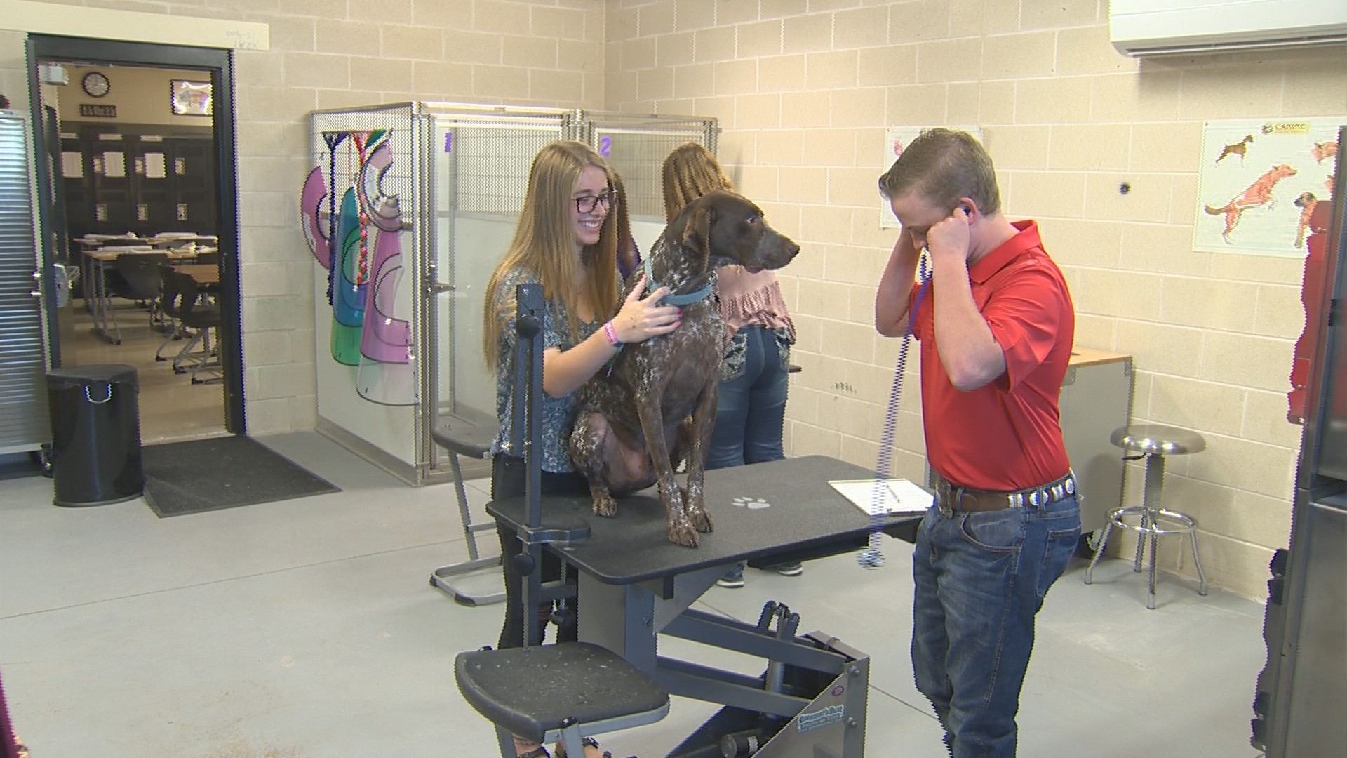 Liberty Hill High School's agriculture department is preparing students for a career in veterinary medicine.