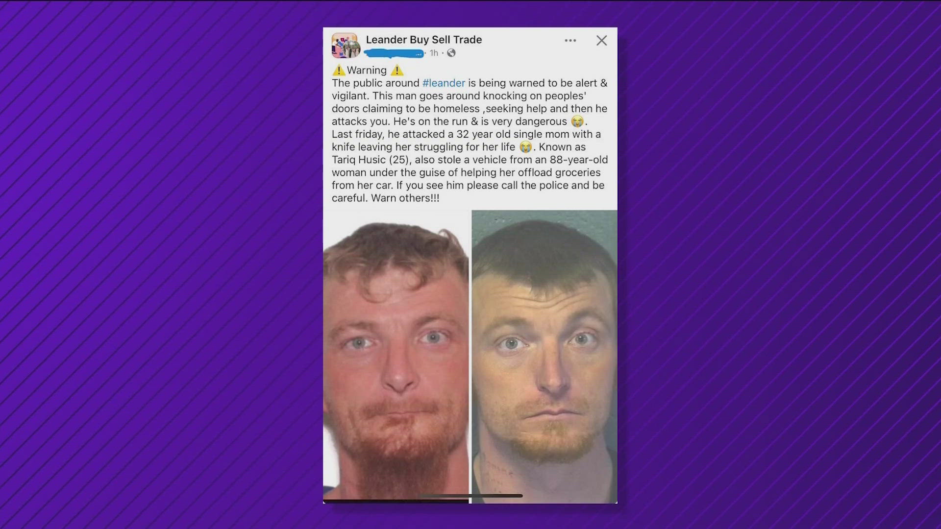 Leander police are warning residents not to believe everything they see online as they dispute claims from a viral Facebook post.