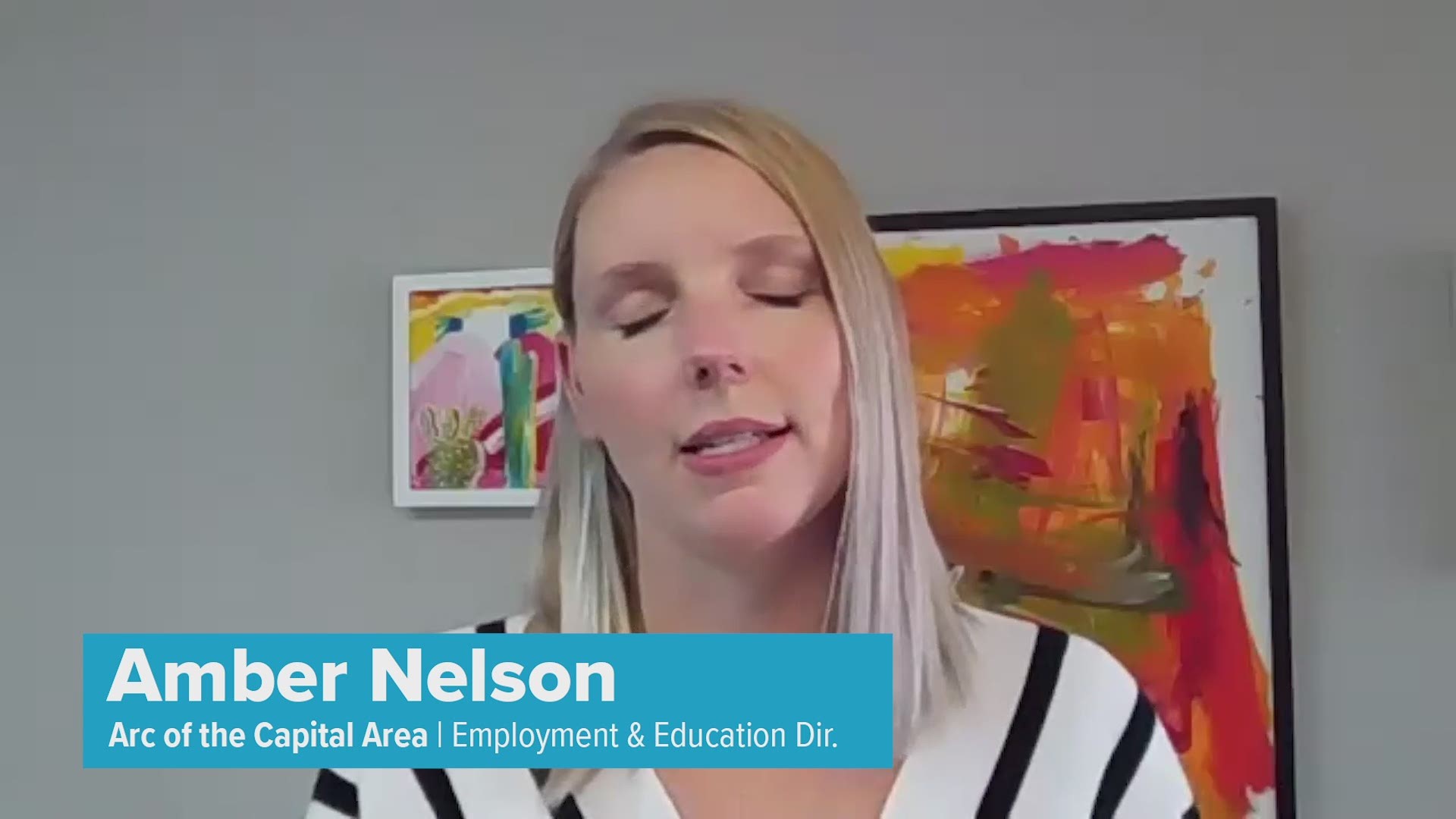 Interview with The Arc of the Capital Area’s Director of Art and Education, Amber Nelson