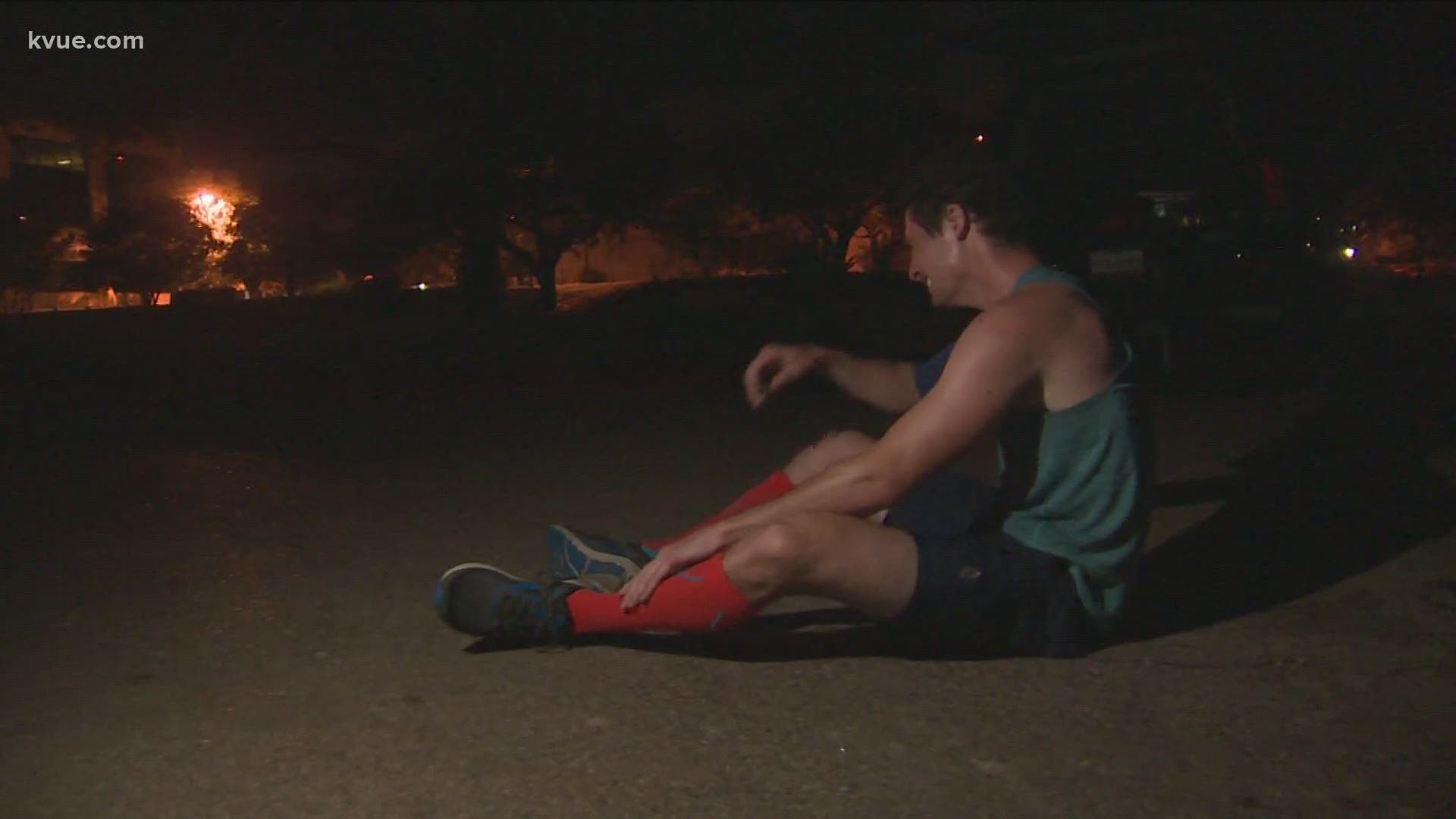 KVUE's Jake Garcia ran four miles every four hours for 48 hours to raise money for the Central Texas Food Bank.