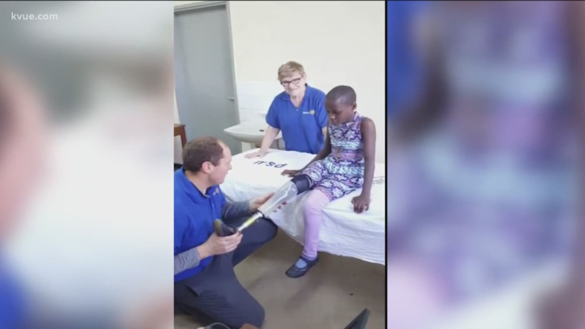 A Lakeway woman is going as far as Africa to help children walk again.