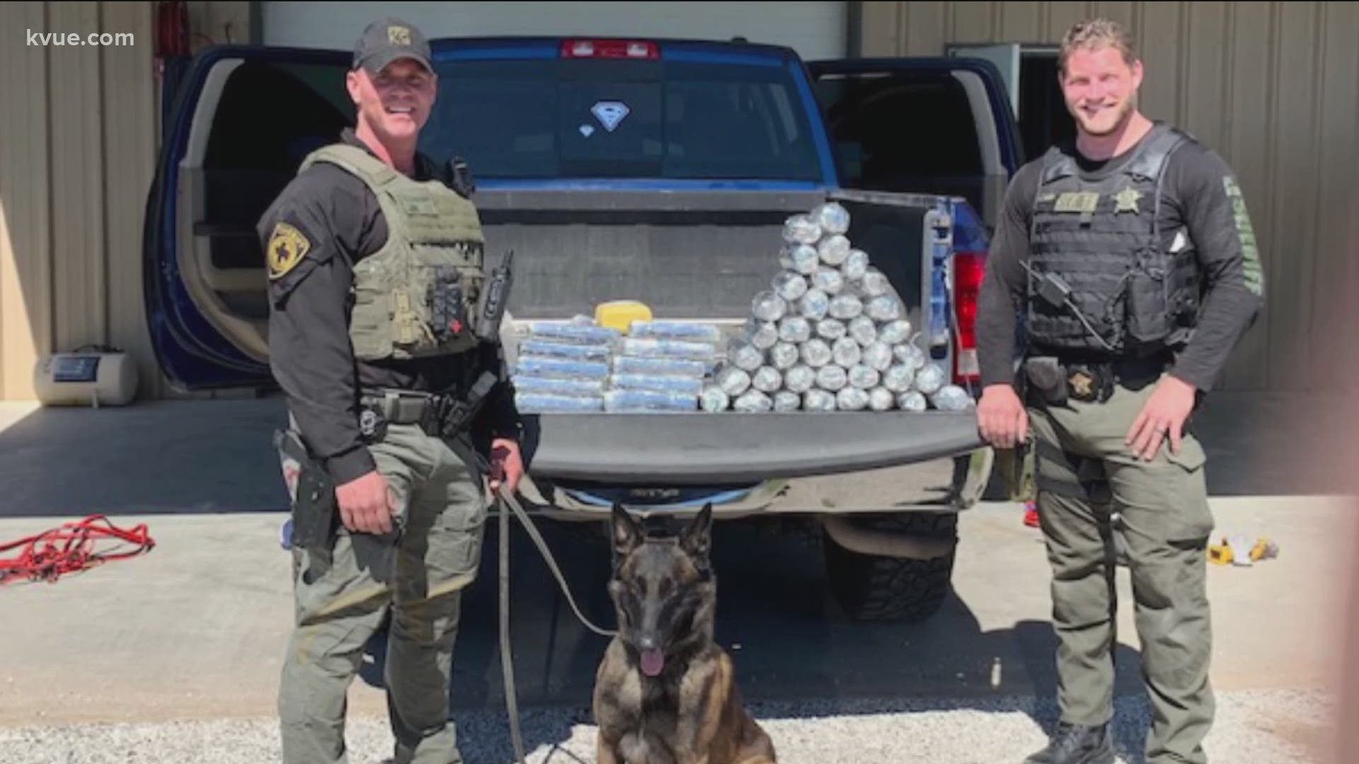 Kolt, Fayette County's K9, and his handler have made several large drug busts this year.