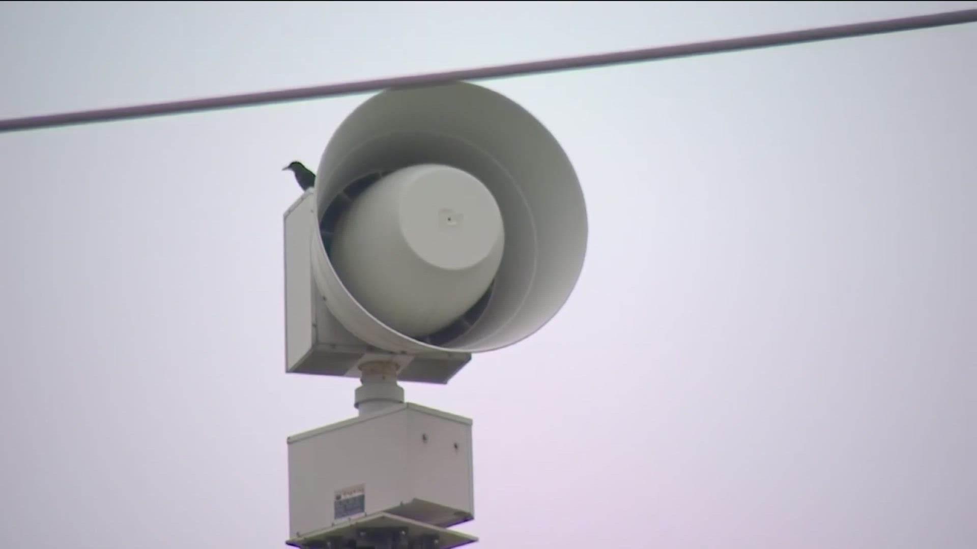 The new sirens will be installed across the city in December.