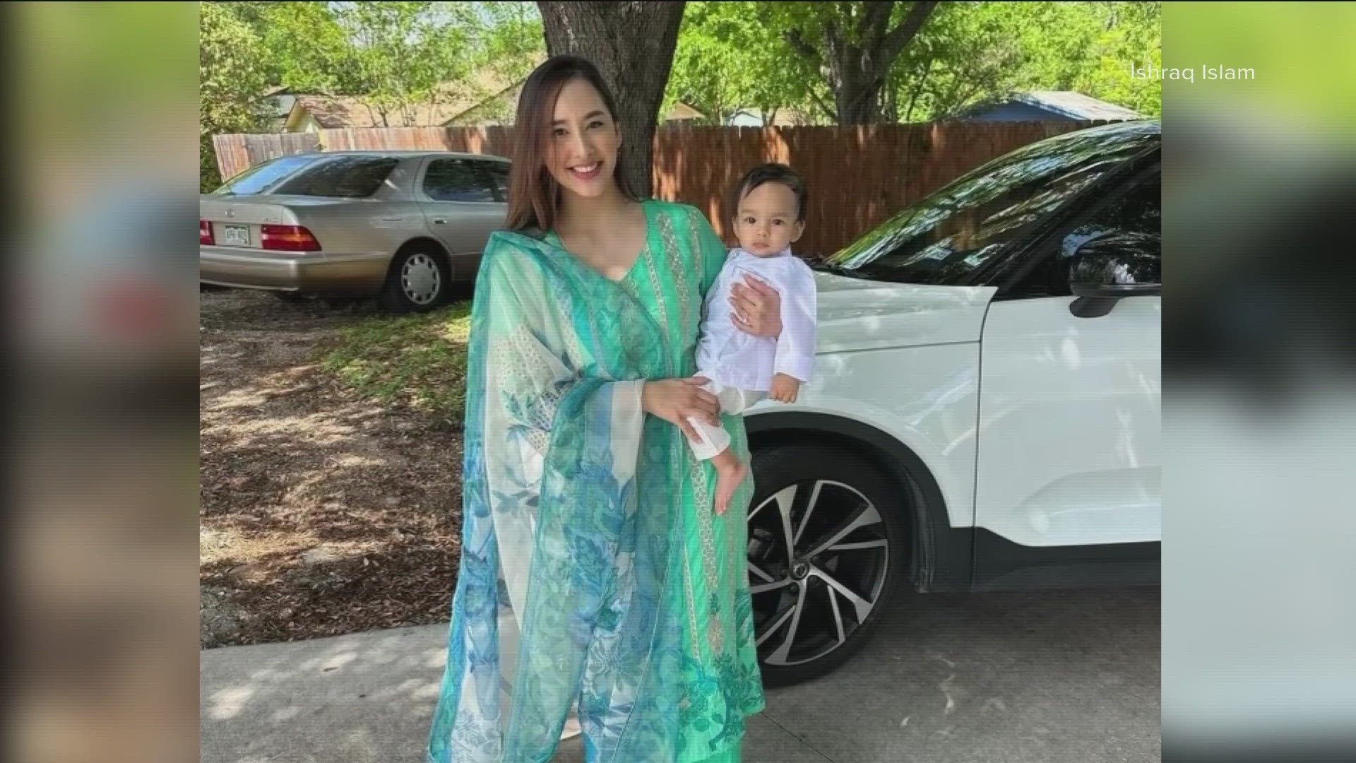 Sabrina Rahman was one of six victims in a shooting spree in San Antonio and Austin. Her grieving husband shared her heroic effort to save their son.