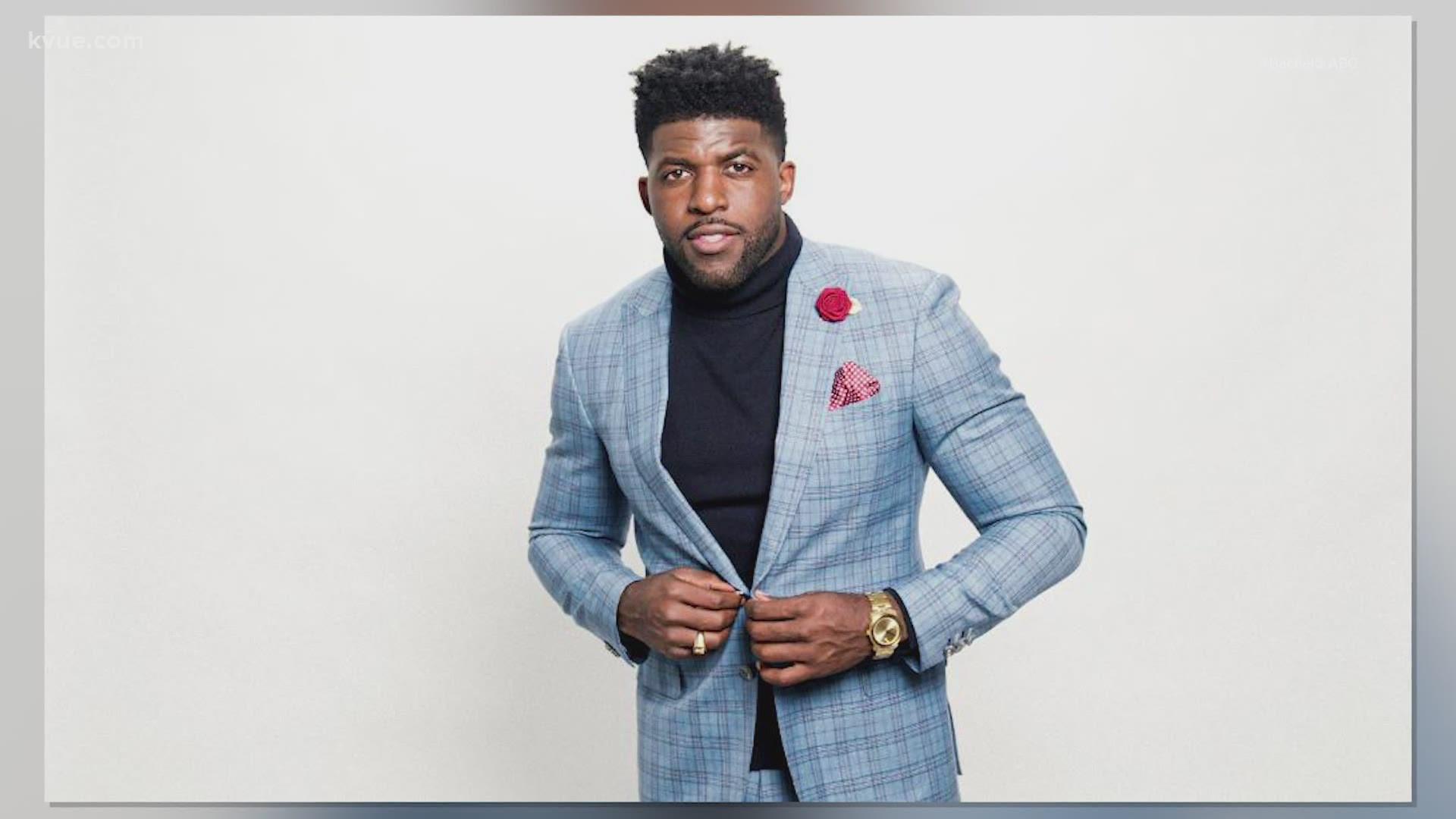 Former Longhorn Emmanuel Acho is stepping in for Chris Harrison and hosting "The Bachelor: After the Final Rose."