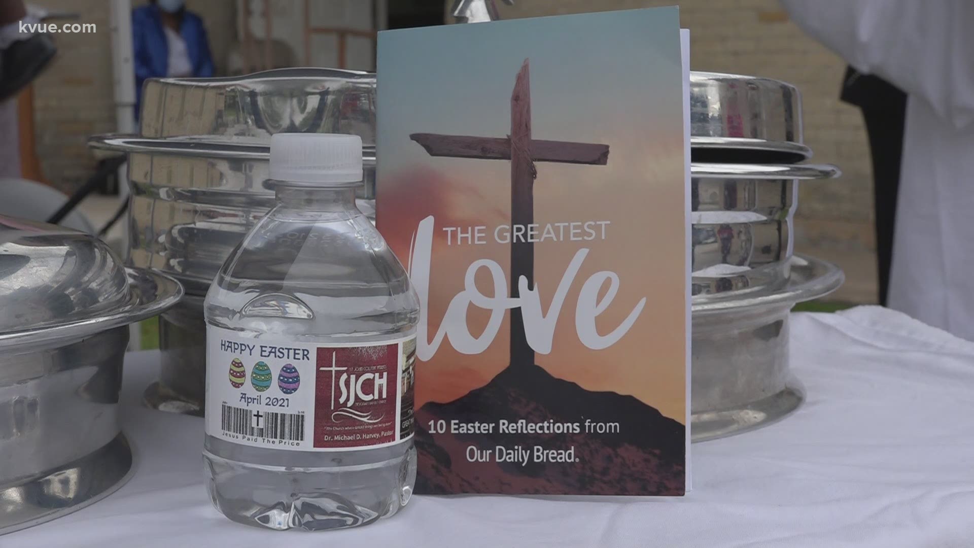 The St. John College Heights Baptist Church held a "park and praise" on Easter Sunday.