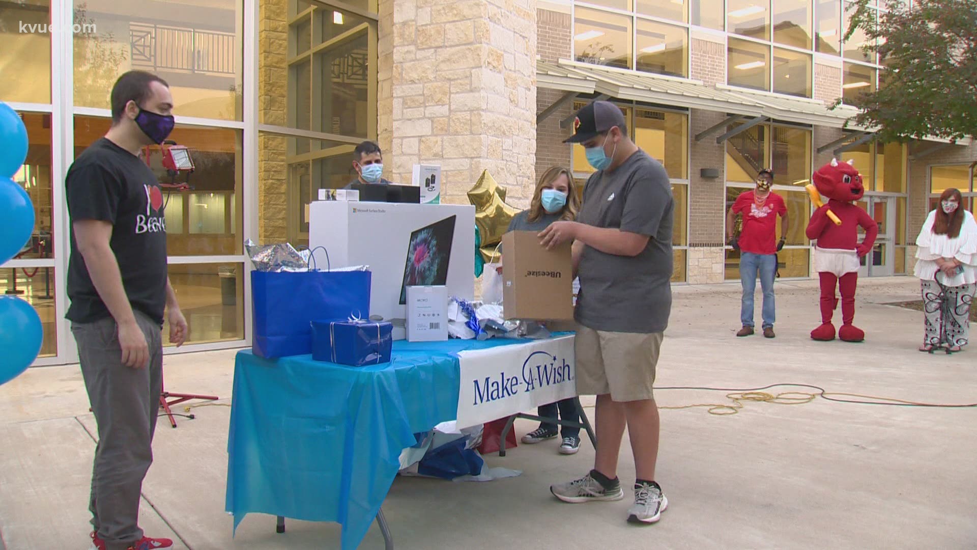 Make-A-Wish made it possible for Round Rock teen Ruben's wish to come true. KVUE was there when he was surprised.