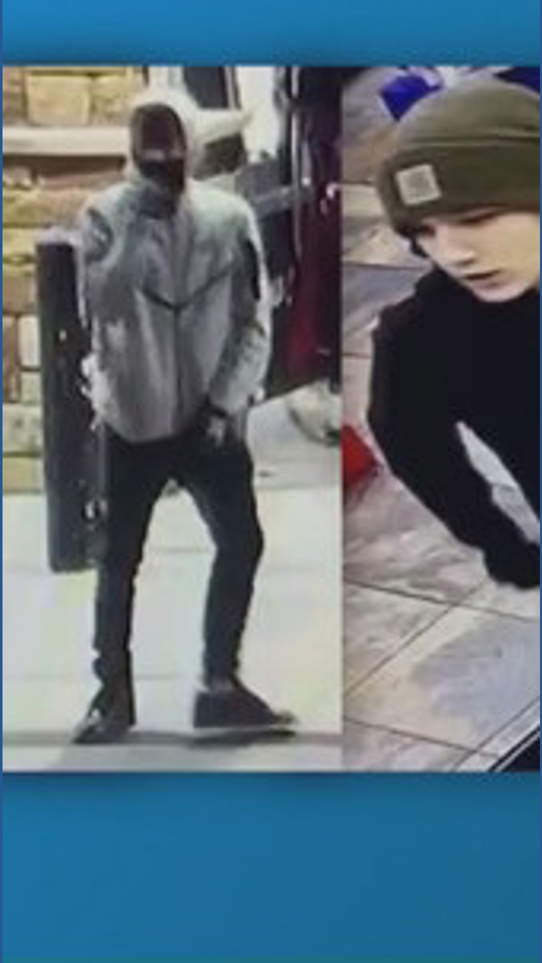Police searching for teen suspects accused of stealing a car, credit ...