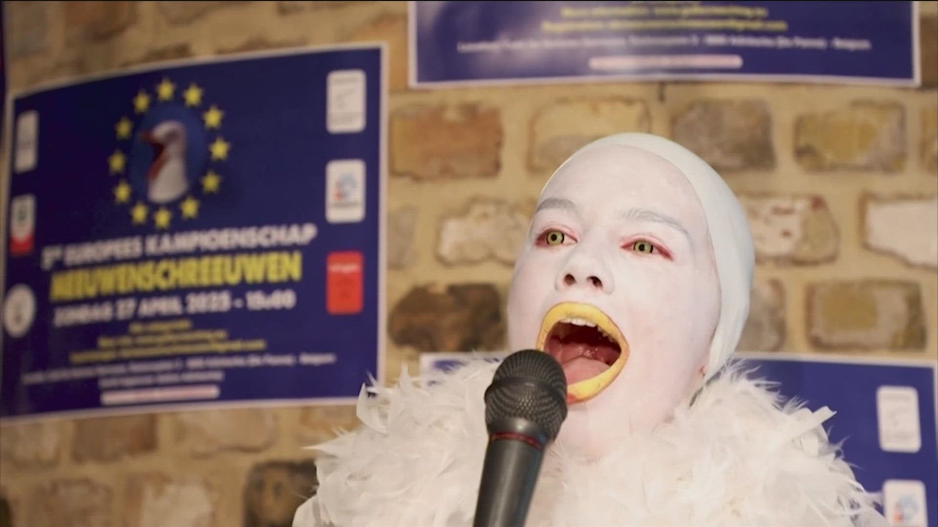 Sixty people from 14 different countries were judged on their sound and behavior.