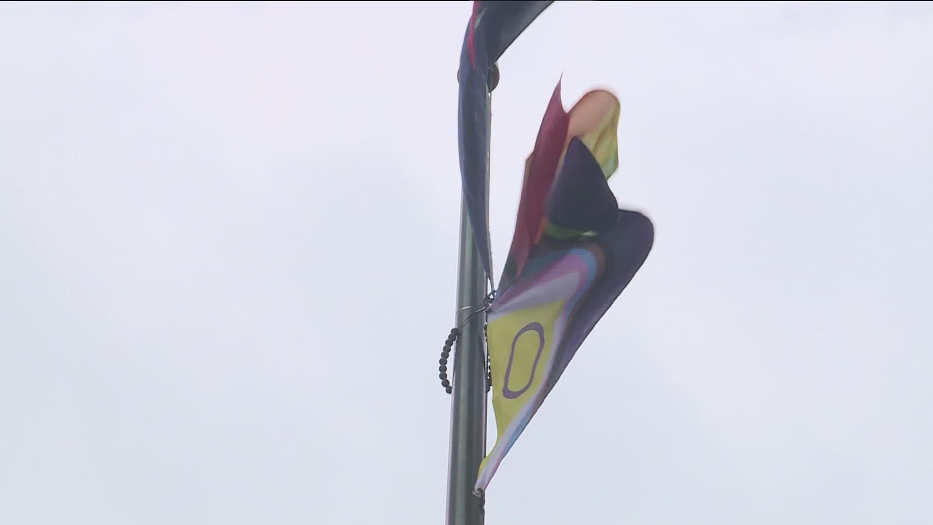 This is the third year Travis County has raised a pride flag.