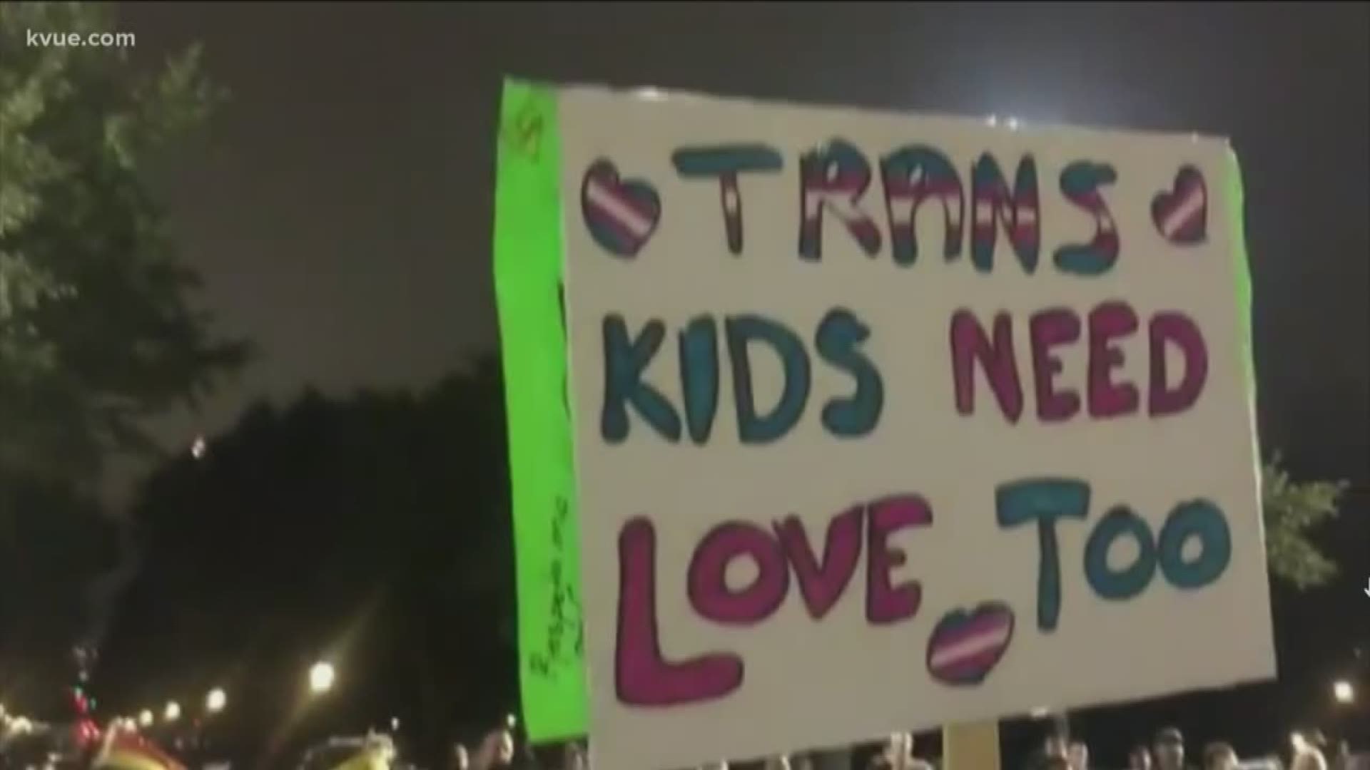 Hundreds rallied outside the Texas State Capitol to raise awareness to crimes committed against the LGBTQ community.