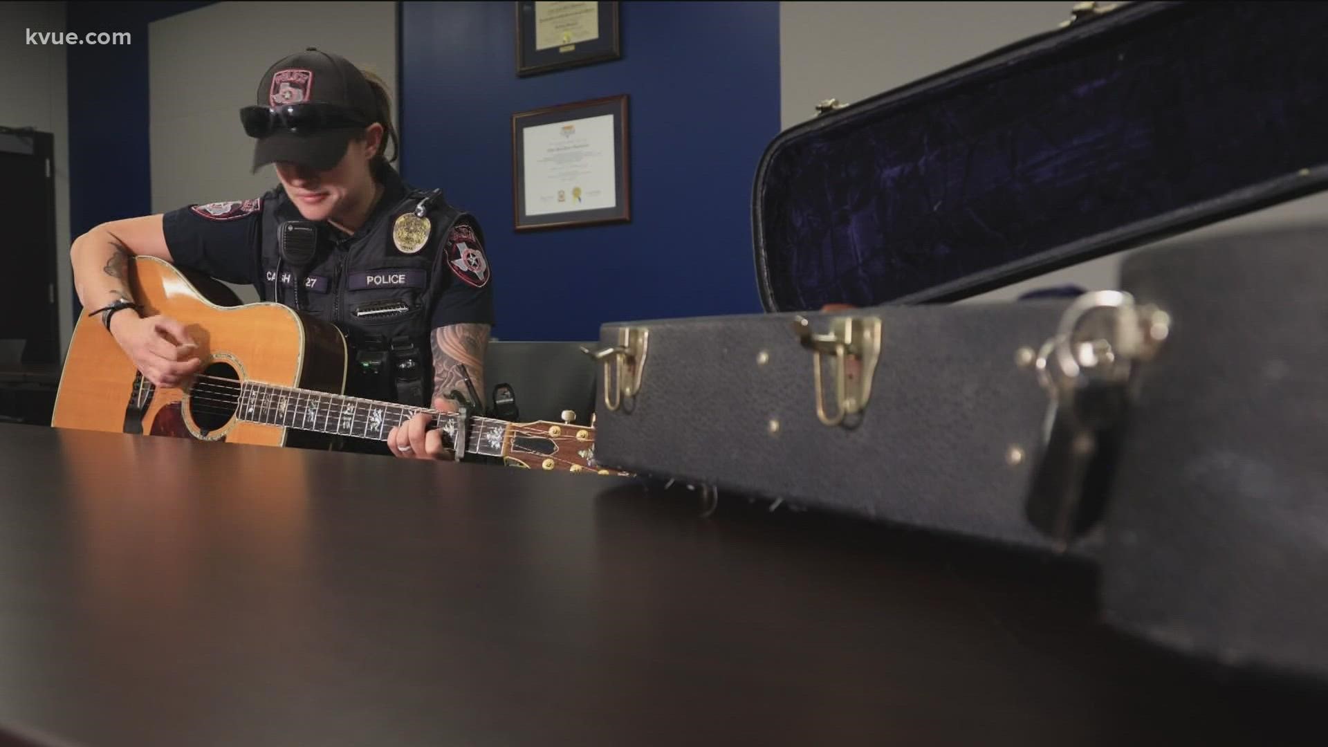 Officer Steph Cash has been with the Cedar Park PD for a few years, but her love of music has been around for much longer.