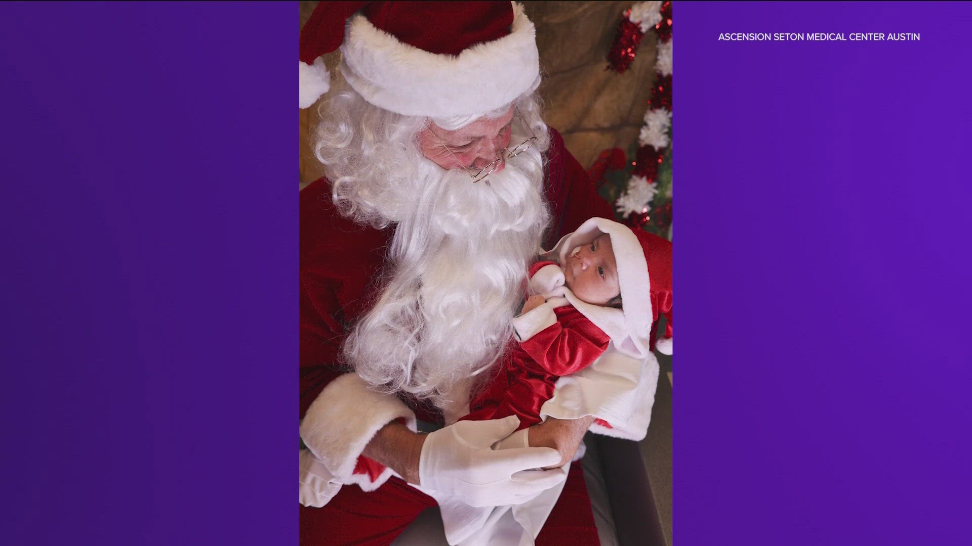 Santa arrived early for some of the smallest patients at Ascension Seton Medical Center in Austin. Hospital staff helped make the season special for NICU families.