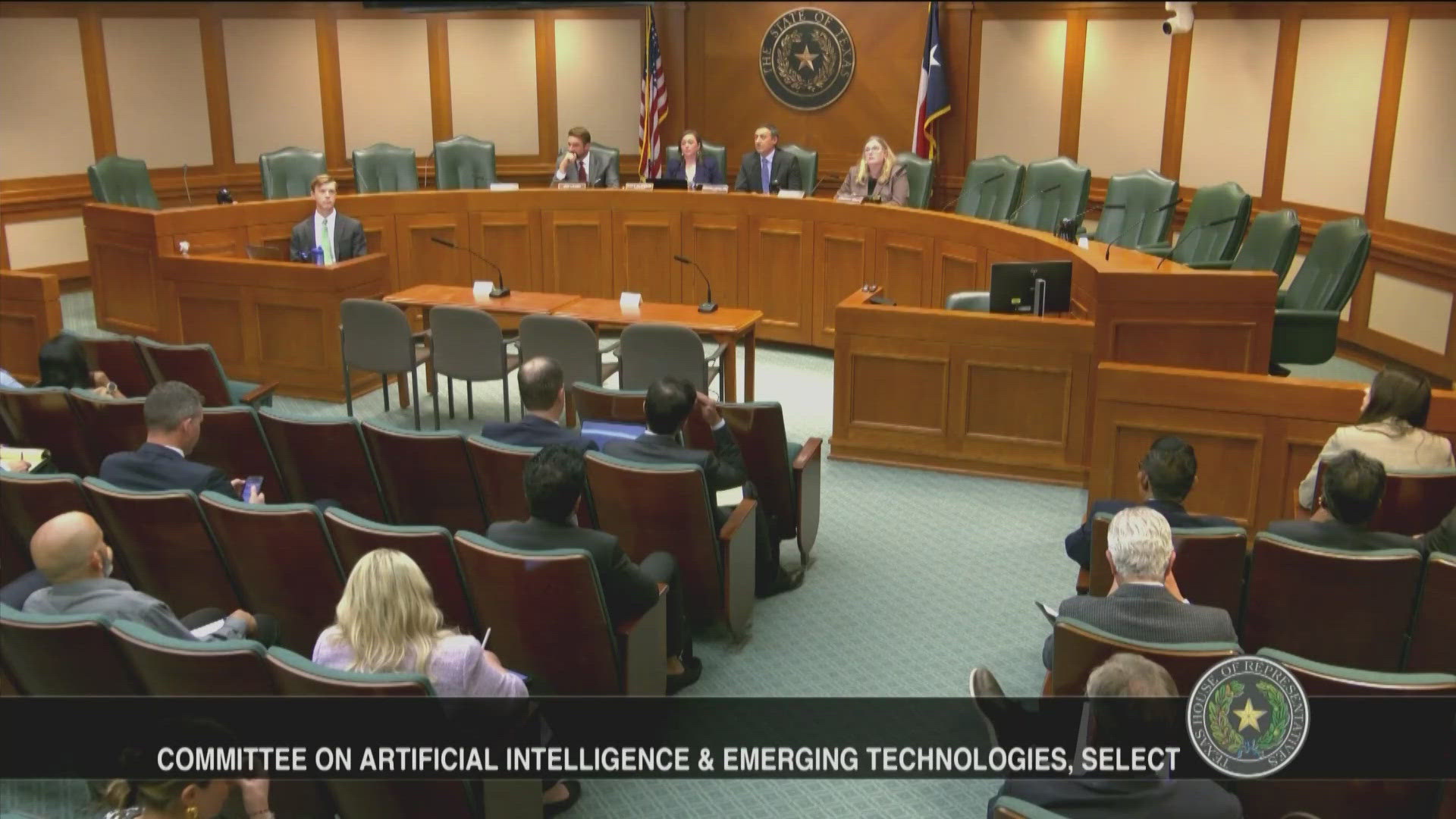 The House Select Committee on Artificial Intelligence and Emerging Technologies met for several hours. Lawmakers are looking into potential legislation.