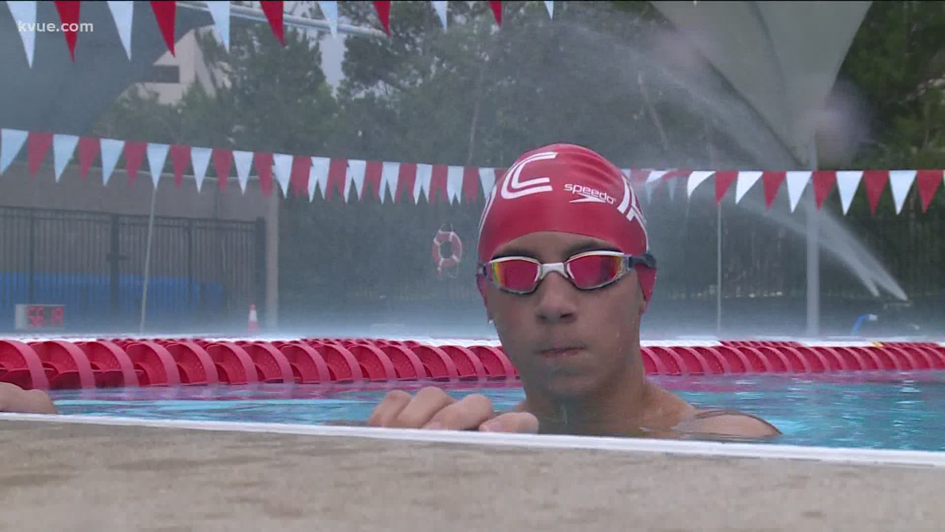Jordin Gwyn was born with Disorders of the Corpus Callosum. He uses swimming to overcome his disability.