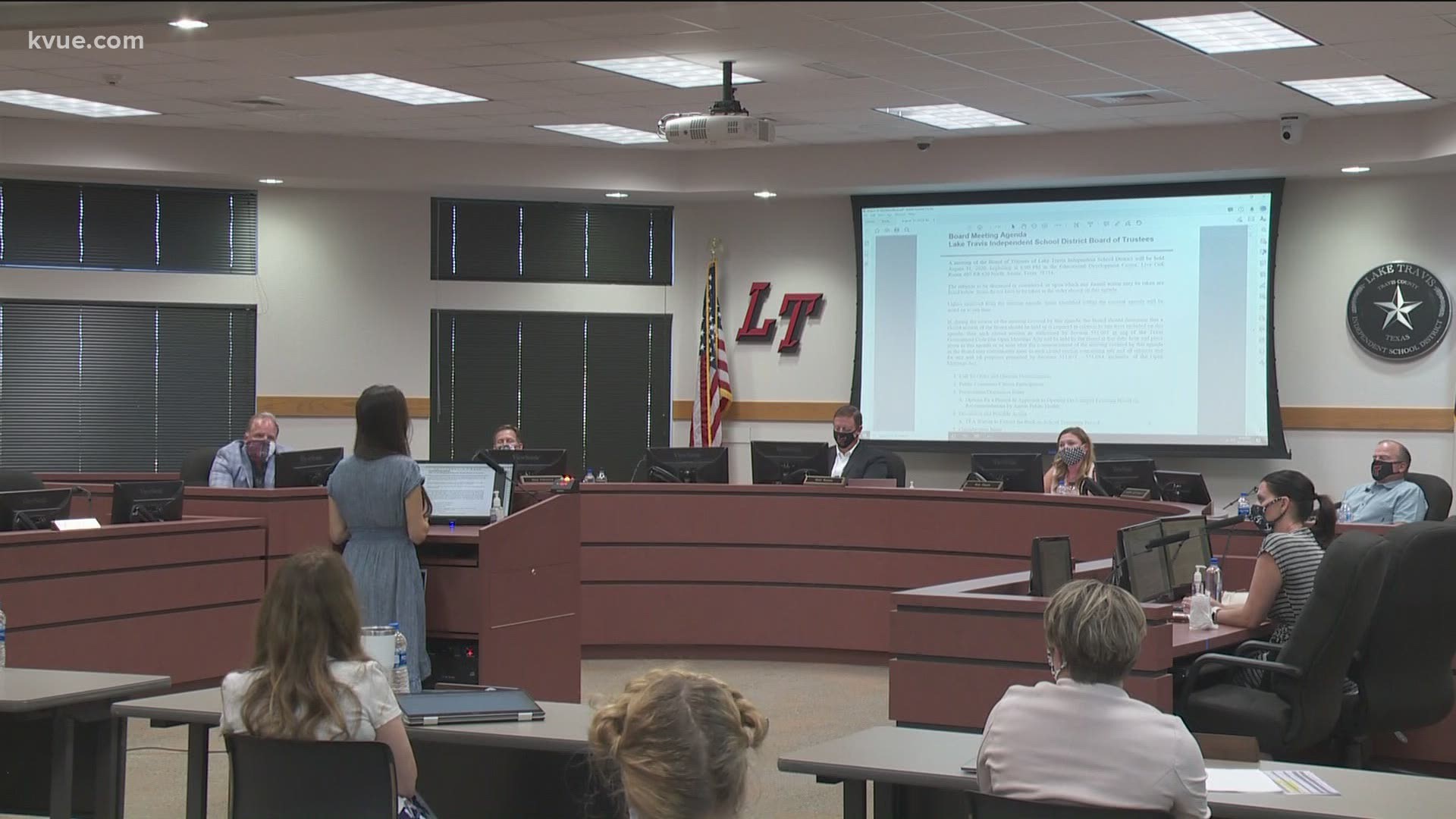 Some parents voiced their frustration with the district's previous uncertainty at a board meeting on Monday.