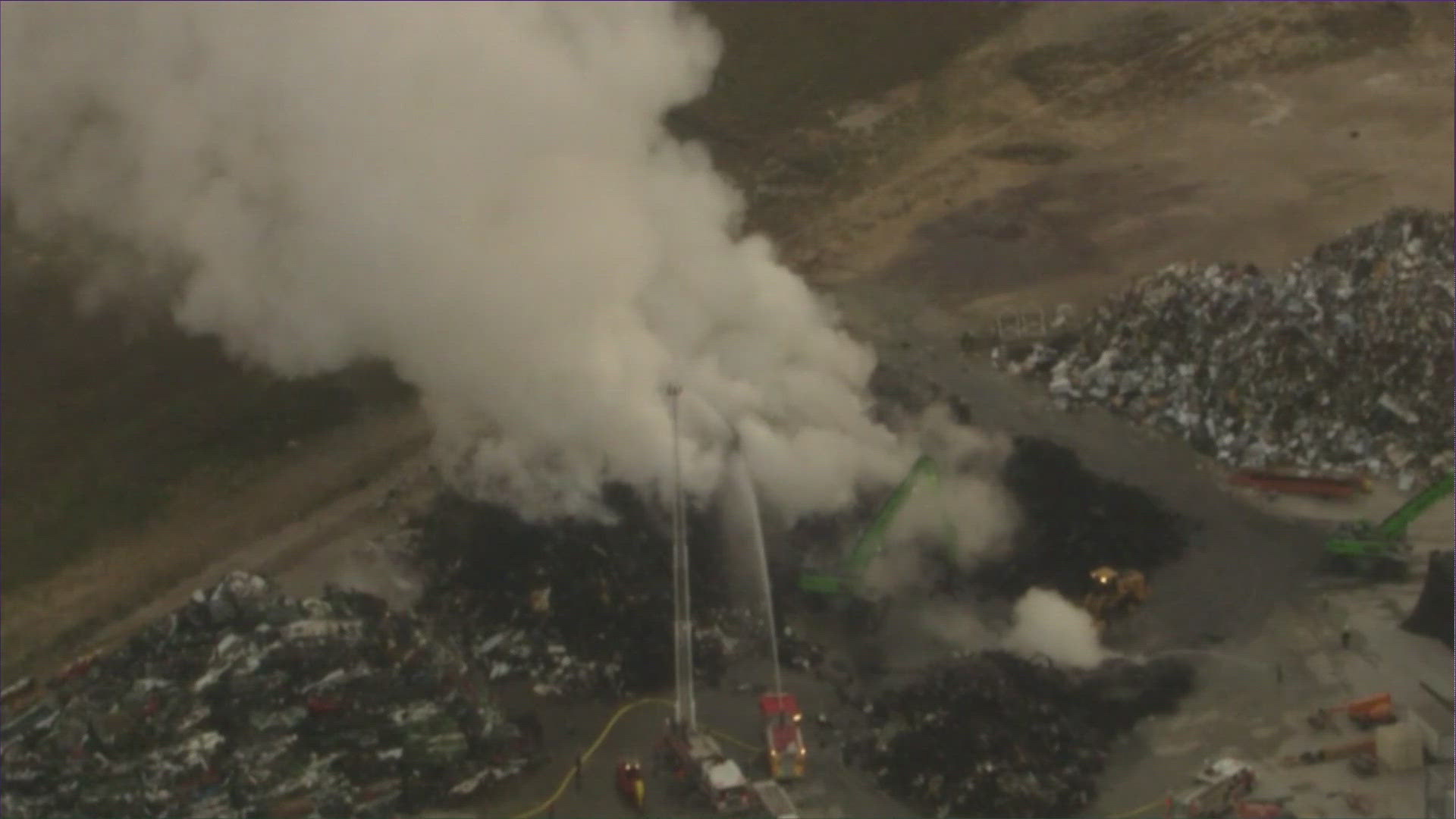 Fire sparks at recycling plant in southeast Texas | kvue.com