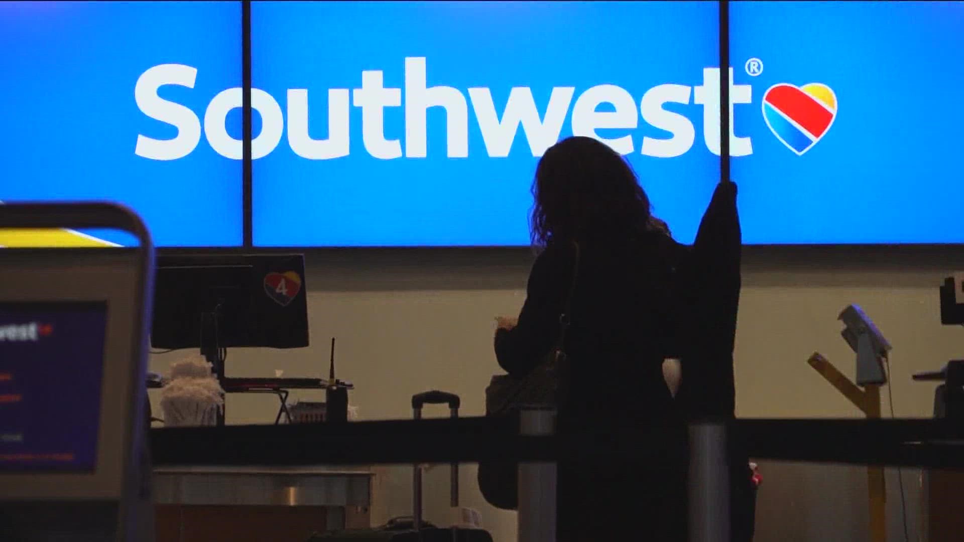 Only 1% of Southwest's flights were canceled Friday, down from 70% earlier this week.