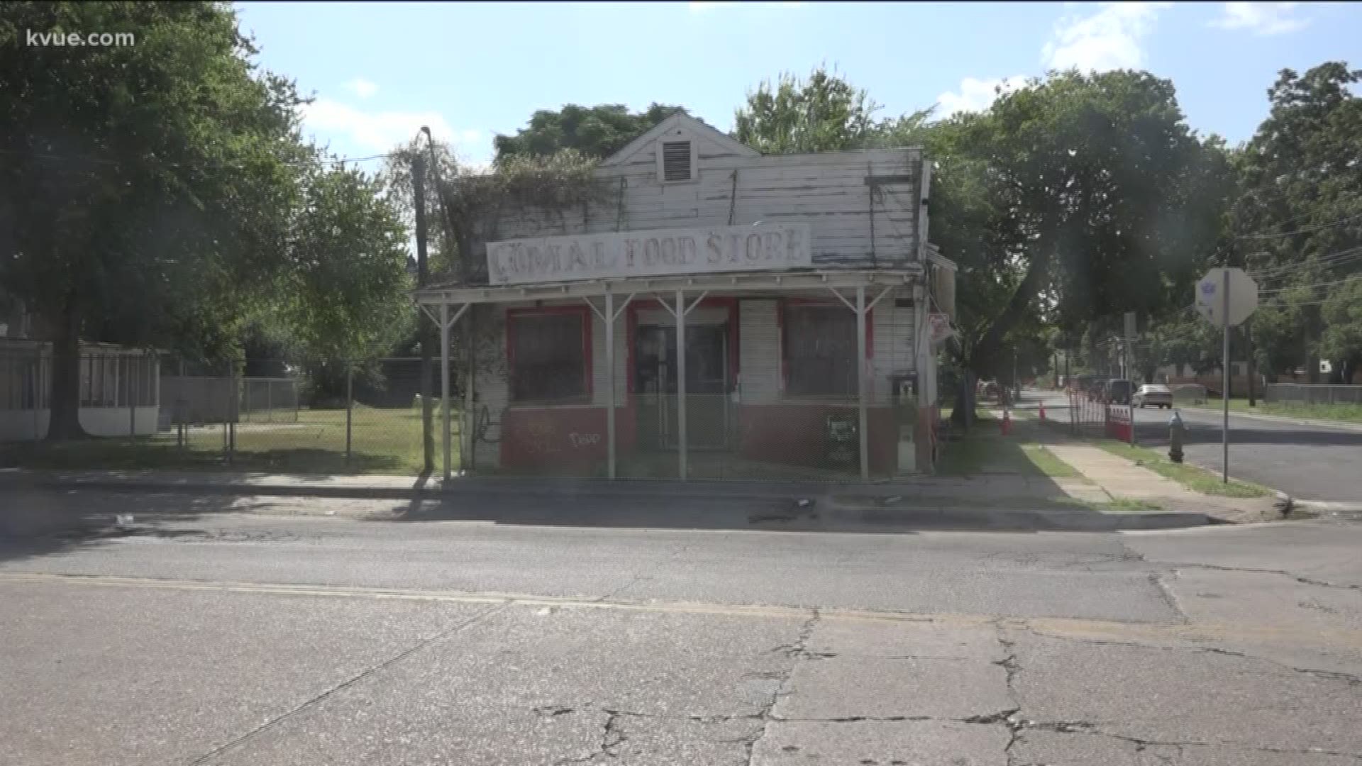 The store has been on Comal Street since the 1920s, although it has sat empty for years.