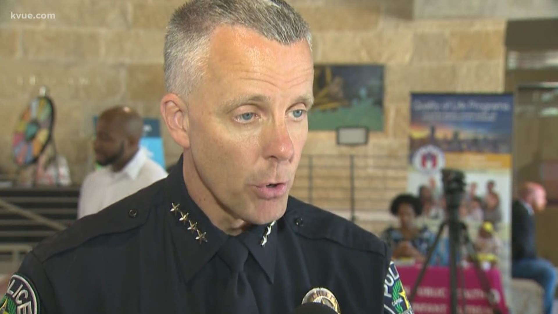 KVUE's Ashley Goudeau spoke with Interim Austin Police Chief Brian Manley to discuss criticism he has received for the language he used in Wednesday's press conference about the Austin bombing suspect.