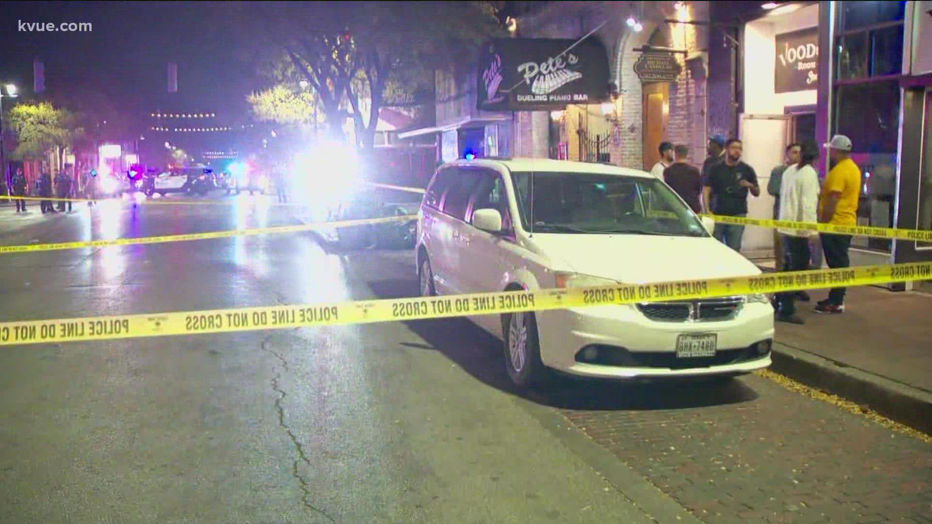 For the second time in a week, there was a shooting on Sixth Street in Downtown Austin.