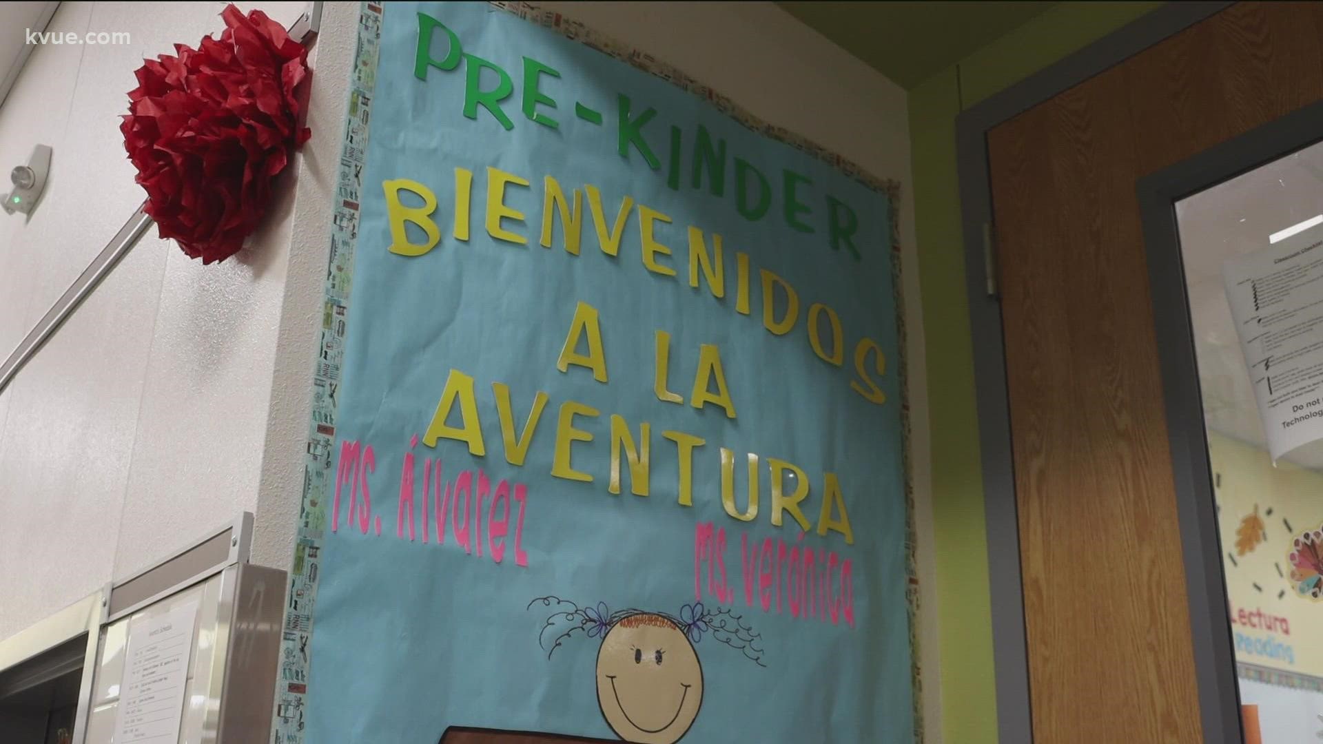 Del Valle ISD is expanding access to its bilingual pre-K program. The free program will lift a financial burden on many families as child care costs rise.