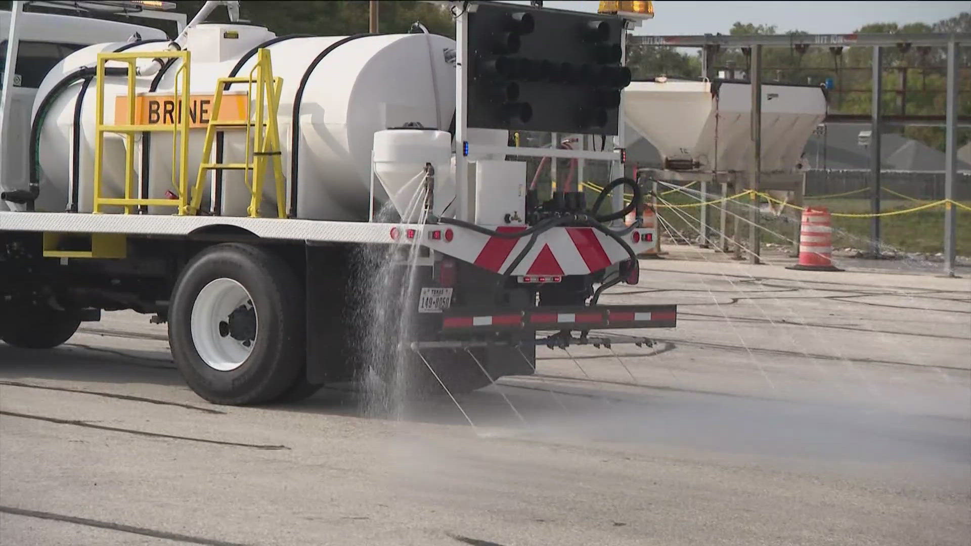 Officials said they've increased their stockpile of brine and have five snow plows now, along with 270 crew members ready to clear the roads.