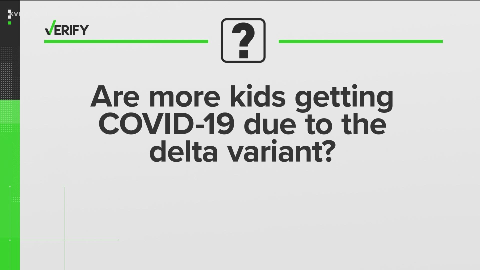 The CDC is reporting that the delta variant of COVID-19 is more contagious than the original strain.