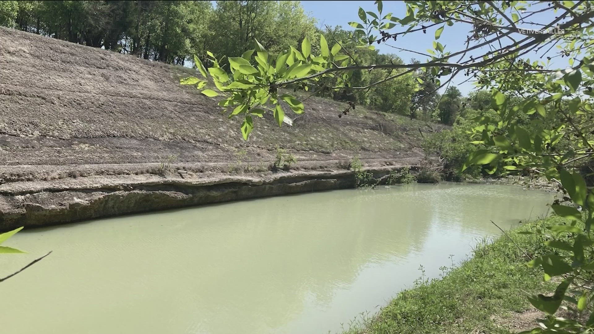 Many Austinites have taken to social media to express concerns over Shoal Creek's current chalky-green appearance.