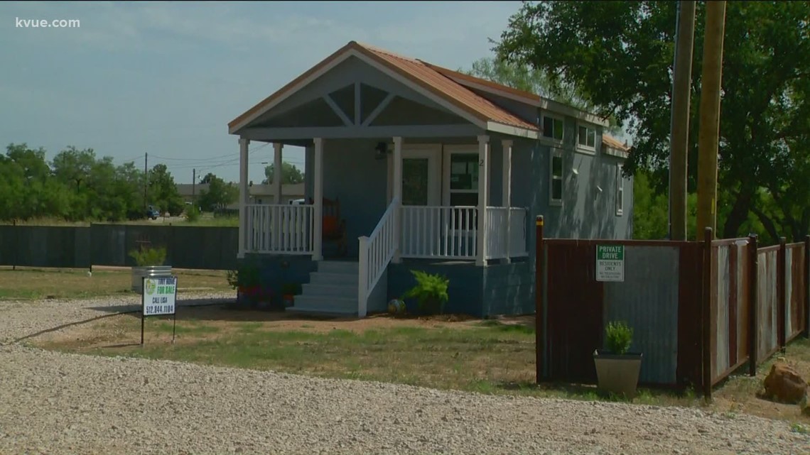 Tiny home community sprouts up on shores of Lake LBJ in Kingsland