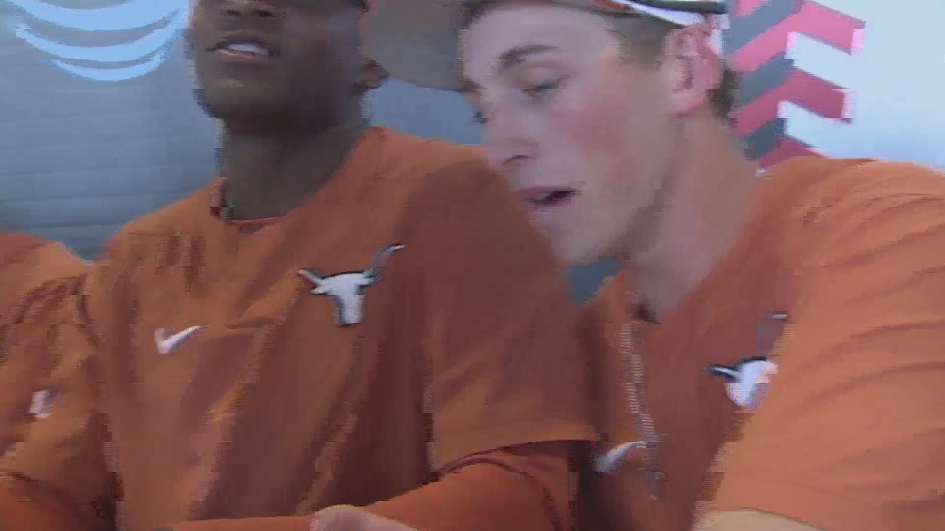 UT spent their 1st full day at TD Ameritrade Park after arriving Thursday afternoon.