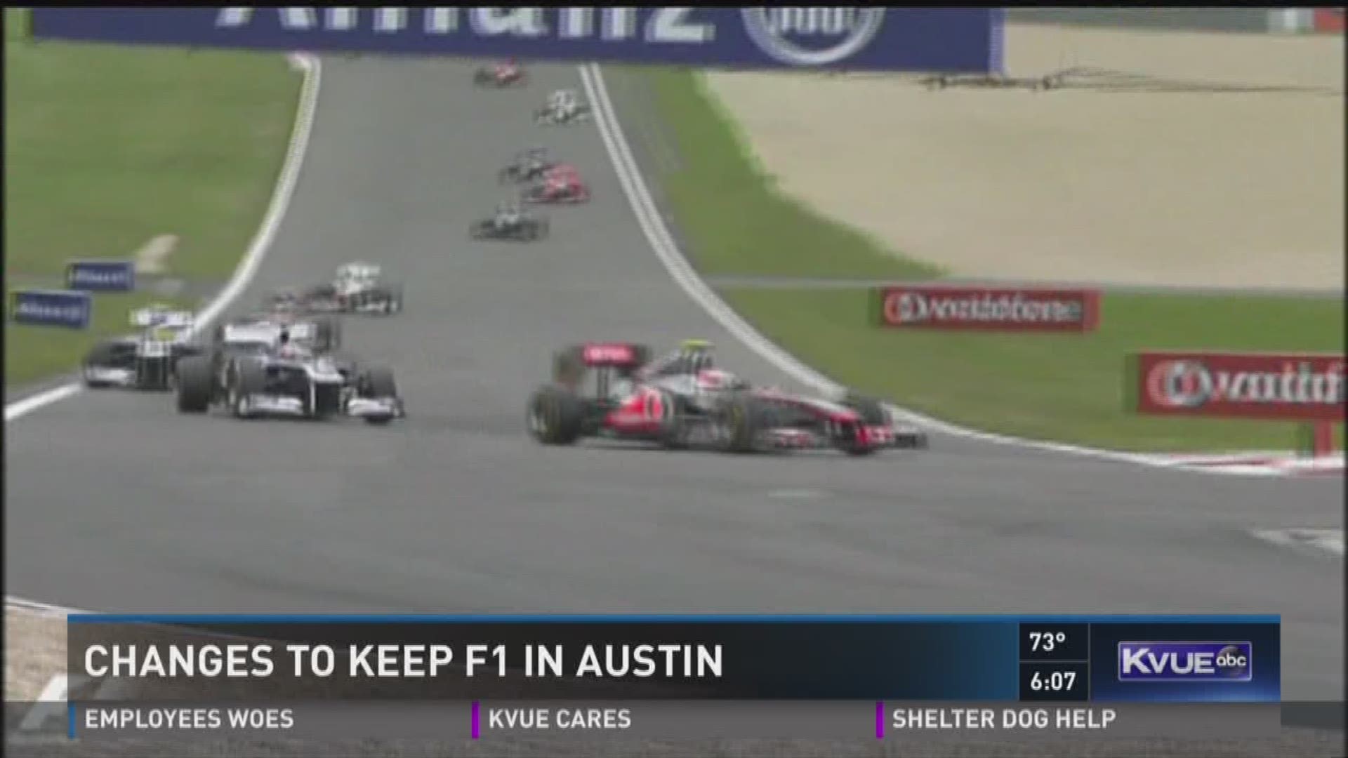 Changes to keep F1 in Austin