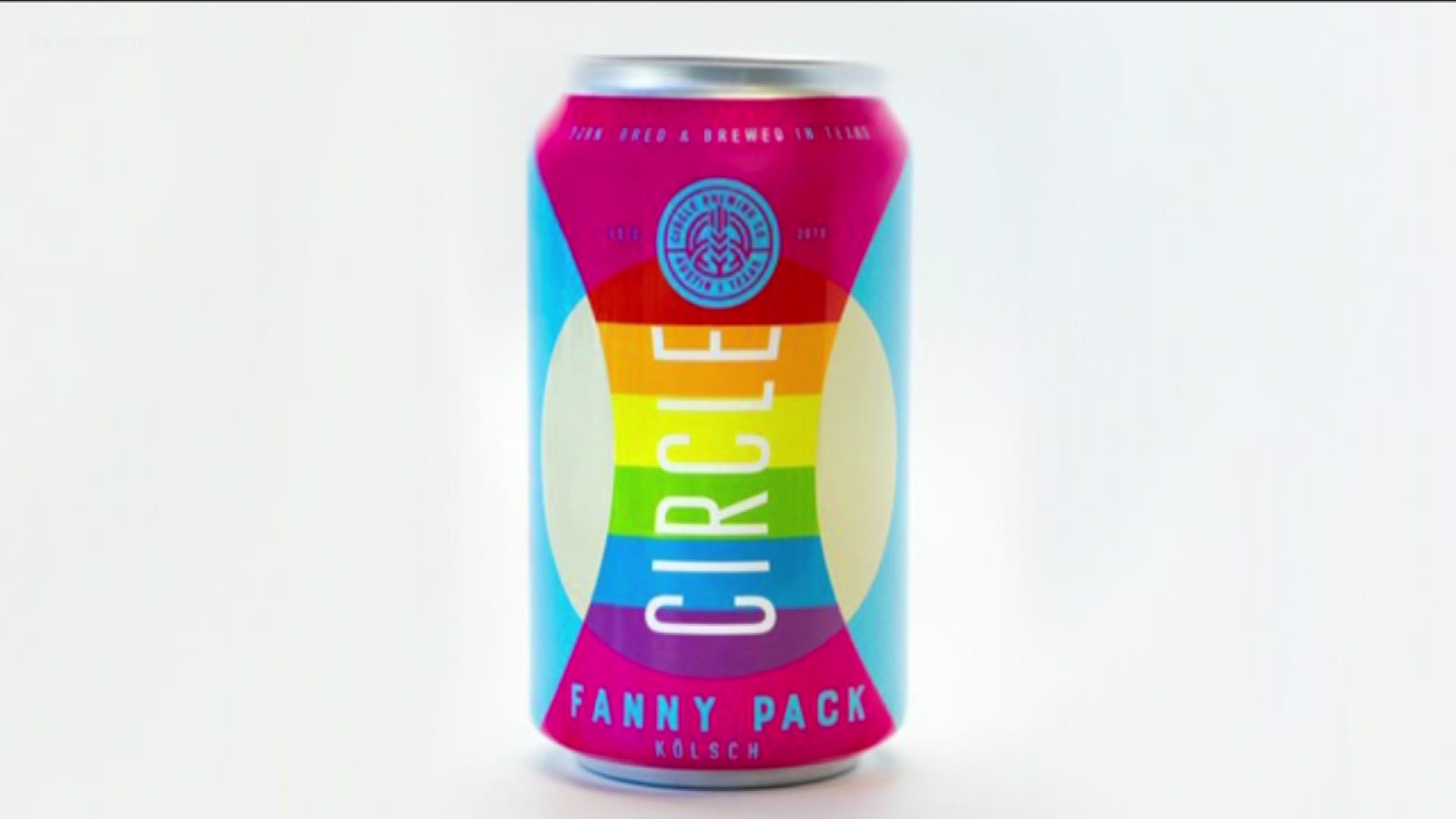 A reminder that Pride month kicks off in about one week, and Circle Brewing Company in North Austin just created this new rainbow label on their summer brew.
