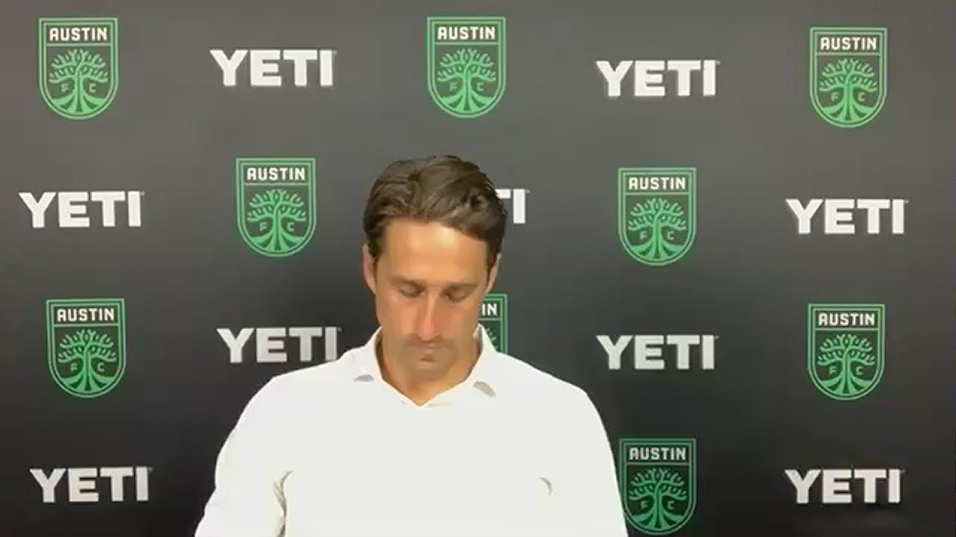 Josh Wolff speaks with the media following the team's 2-0 loss to the LA Galaxy.
