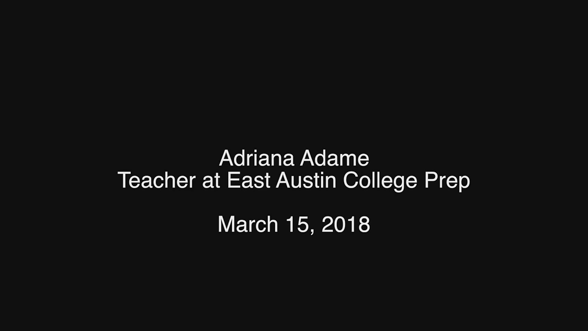 Adriana Adame talks about her thoughts and memories with Draylen Mason
