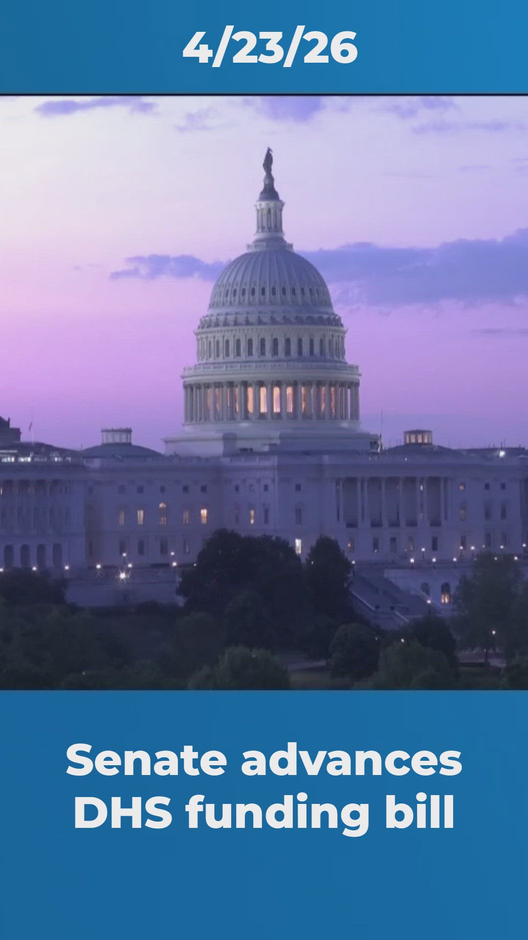 Senate advances DHS funding bill amid partial government shutdown ...