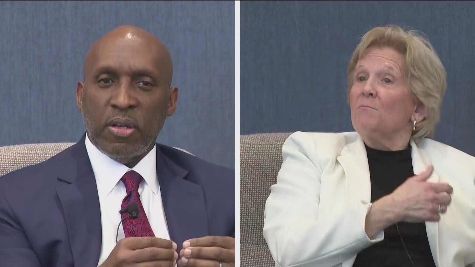 The two candidates spoke about their experience serving as city managers in other Texas cities.