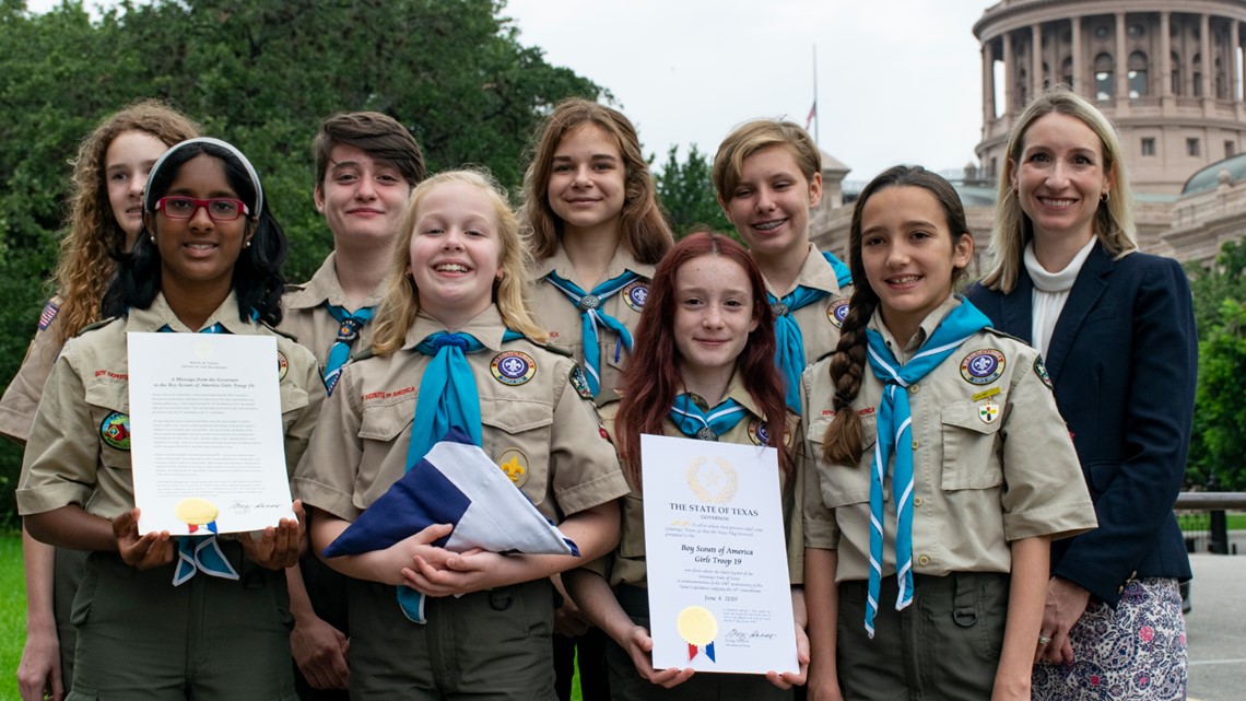 All-girls Boy Scout troop wins local award