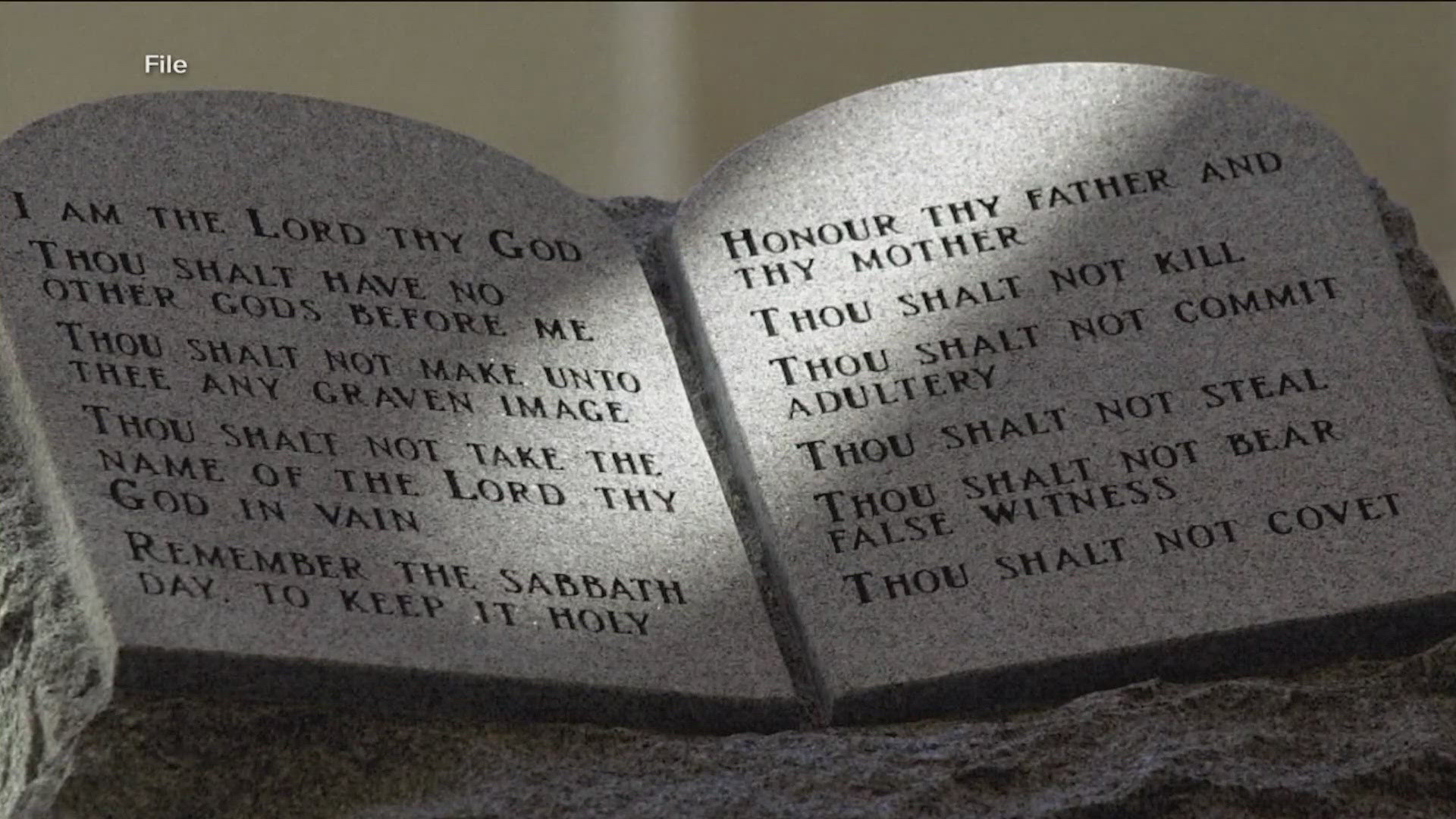 Schools in Louisiana will now be required to display the Ten Commandments in classrooms.