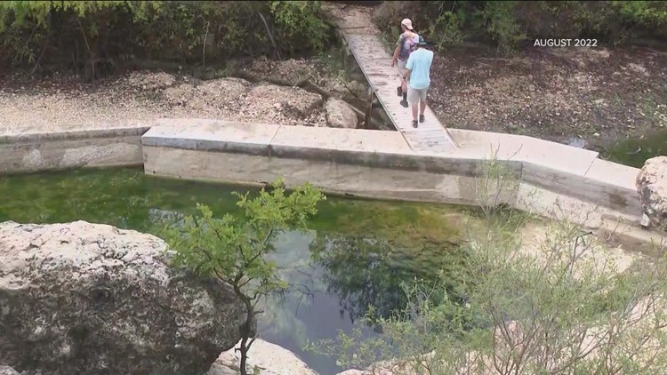 Levels at Jacob's Well and Lake Travis remain low as drought continues