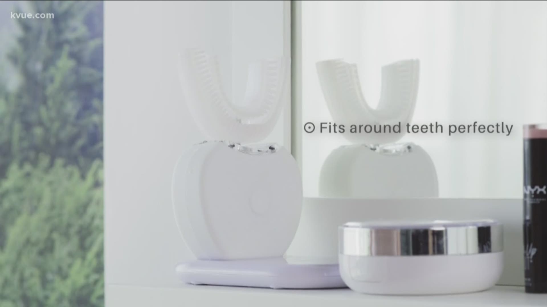 Ever feel like brushing your teeth with a traditional brush takes too long? The V-White automatic brush says it will clean all your teeth at the same time.