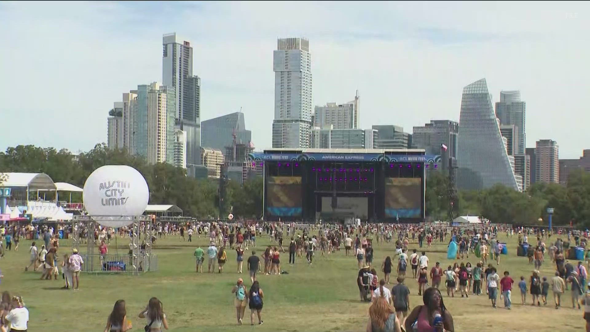 A man is in the Travis County Jail, charged for stealing dozens of phones at the Austin City Limits Music Festival.