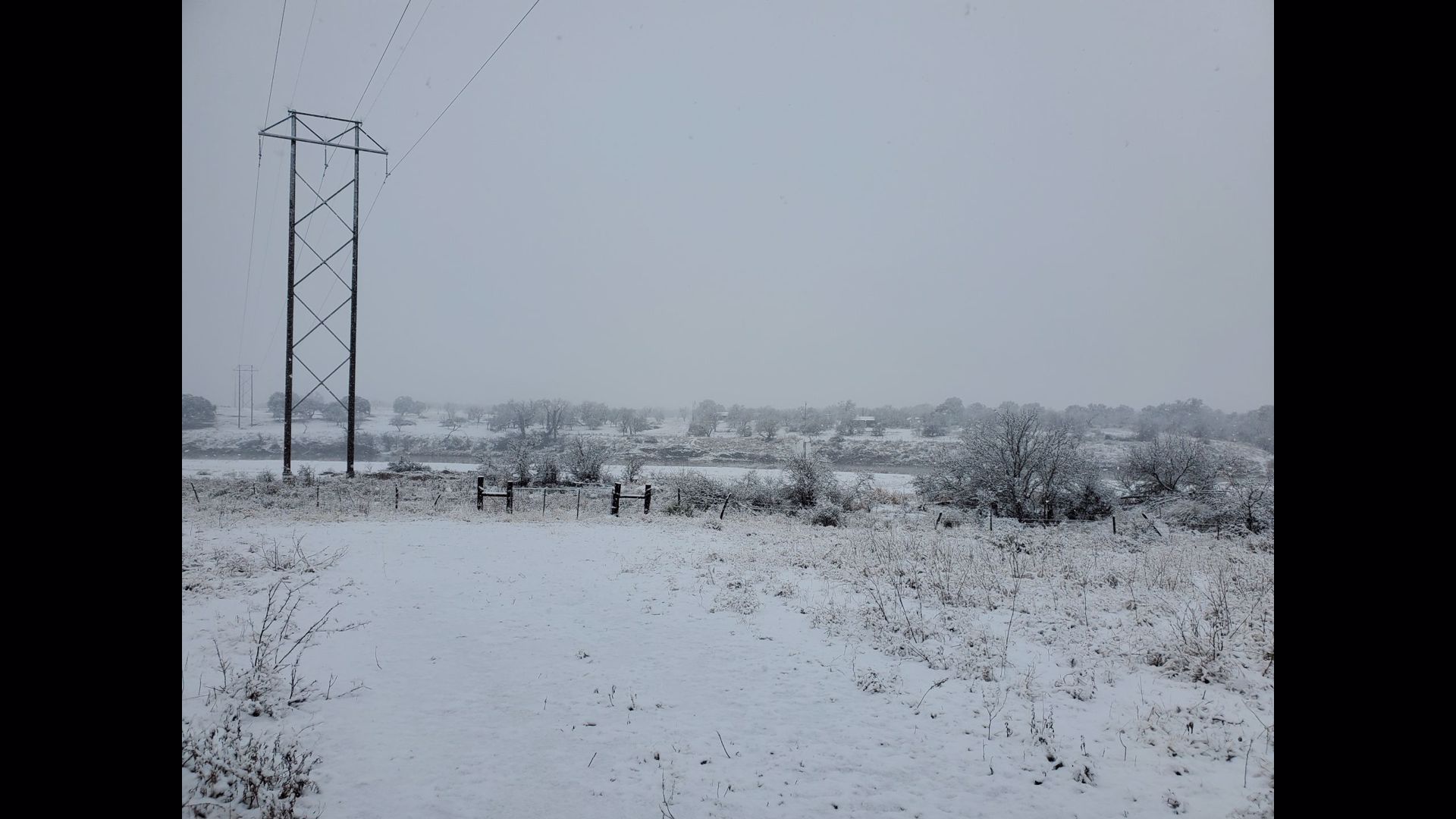 Austin area snowfall totals, Jan. 10, 2021